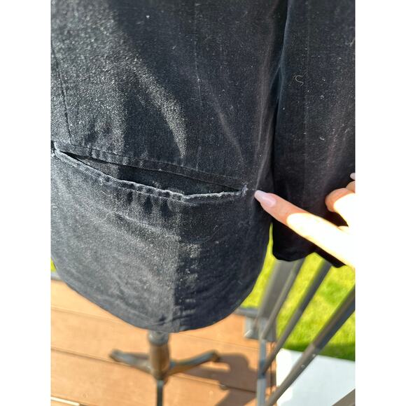 Astor One Women’s Vintage Velvet Blazer Fully Lined Classic Black | Size 8 - Picture 3 of 10